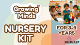 Edsmart Nursery Growing Minds Kit: Course Books, Workbooks, Easy tear worksheets and lot more