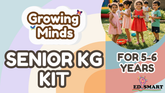 Edsmart Senior KG /LKG Growing Minds Pre-primary Kit: Course Books, Workbooks , Worksheets and lot more