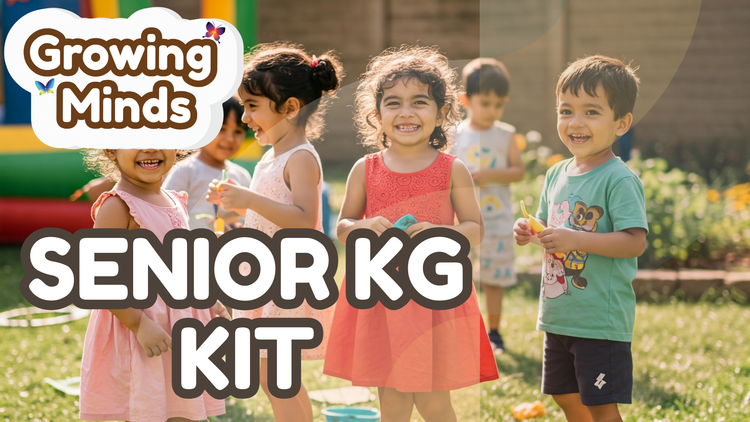 Edsmart Senior KG /LKG Growing Minds Pre-primary Kit: Course Books, Workbooks , Worksheets and lot more