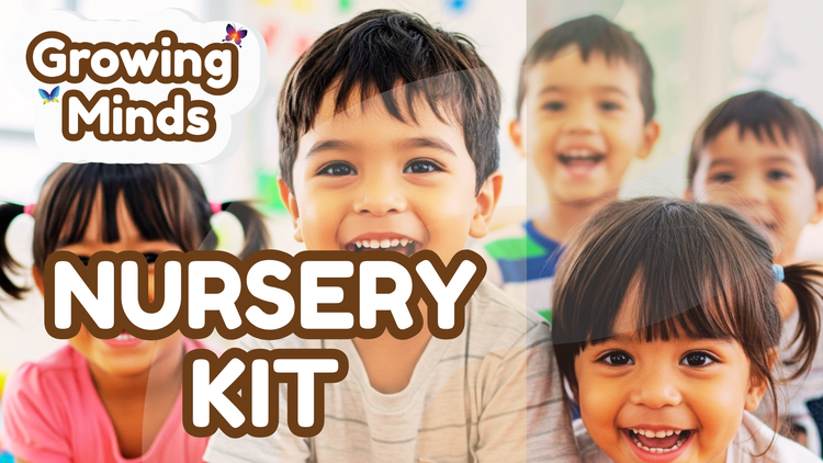 Edsmart Nursery Growing Minds Kit: Course Books, Workbooks, Easy tear worksheets and lot more