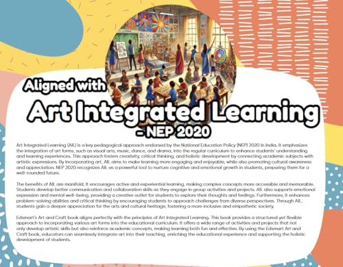 Edsmart Art and Craft Book with Stories - Book 1 | Art and craft book for kids