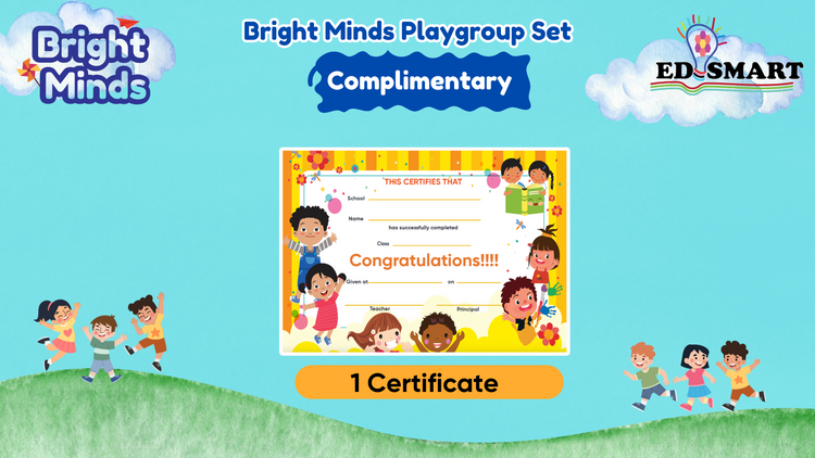 Edsmart Bright Minds Toddler Kit - Worksheets, 2 Picture books and StoryTeller set - perfect for kids starting preschool