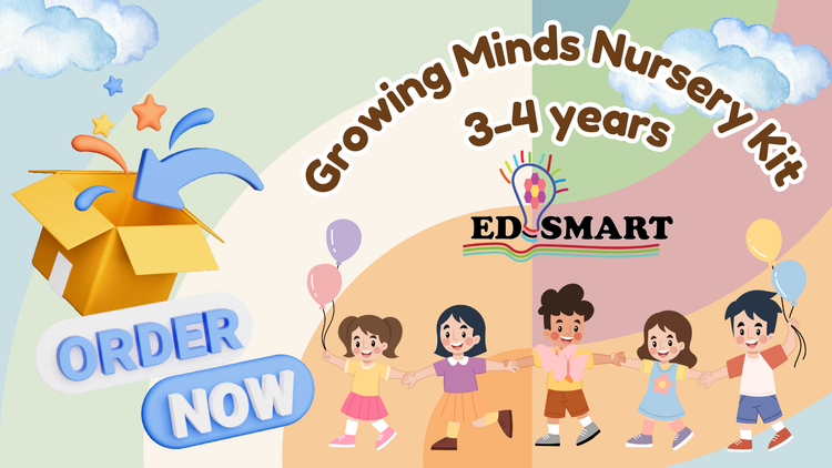 Edsmart Nursery Growing Minds Kit: Course Books, Workbooks, Easy tear worksheets and lot more
