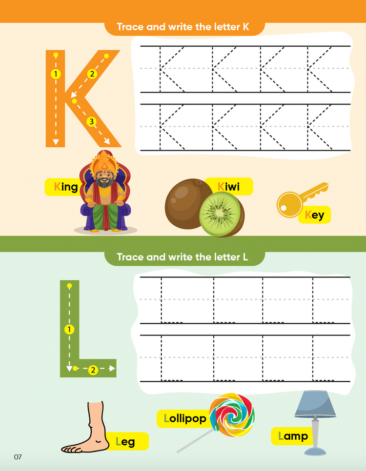 Wipe and Clean: Capital Letter Writing Book - kids reusable A-Z writing exercise book | Best Pencil Control Tracing Book for Kids with FREE Pen Included