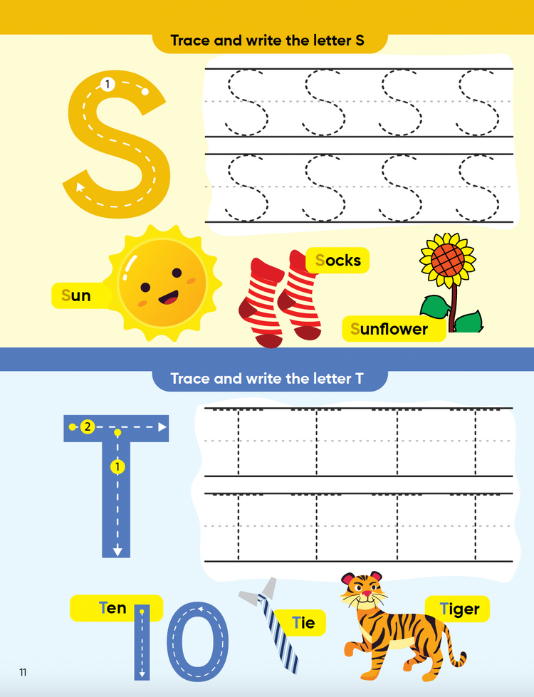 Wipe and Clean: Capital Letter Writing Book - kids reusable A-Z writing exercise book | Best Pencil Control Tracing Book for Kids with FREE Pen Included