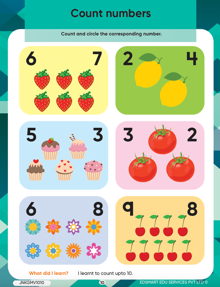 Junior KG Maths books for kids CBSE / LKG Maths Activity Books 2025| Early Maths for Pre-Primary Child (3-5 yrs)