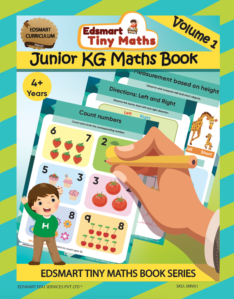 Junior KG Maths books for kids CBSE / LKG Maths Activity Books 2025| Early Maths for Pre-Primary Child (3-5 yrs)