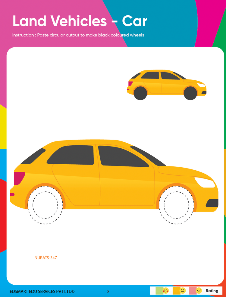 Edsmart Nursery Activity Book 5 for Kids in English | 3 to 5 years old children | 4 theme based activities like coloring, tracing & natural materials