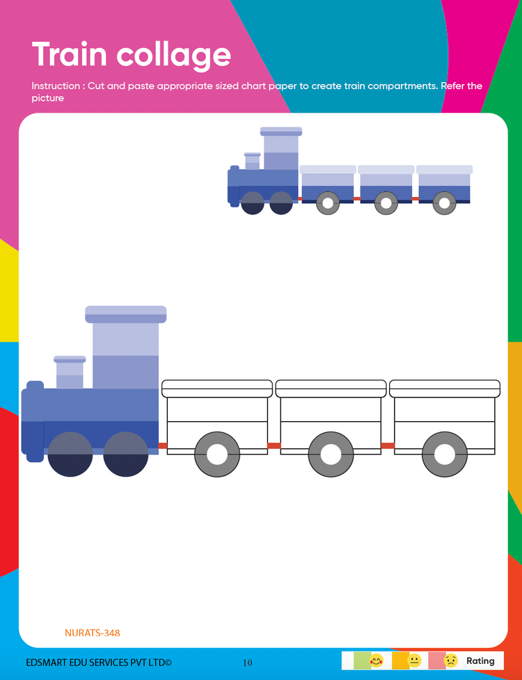 Edsmart Nursery Activity Book 5 for Kids in English | 3 to 5 years old children | 4 theme based activities like coloring, tracing & natural materials