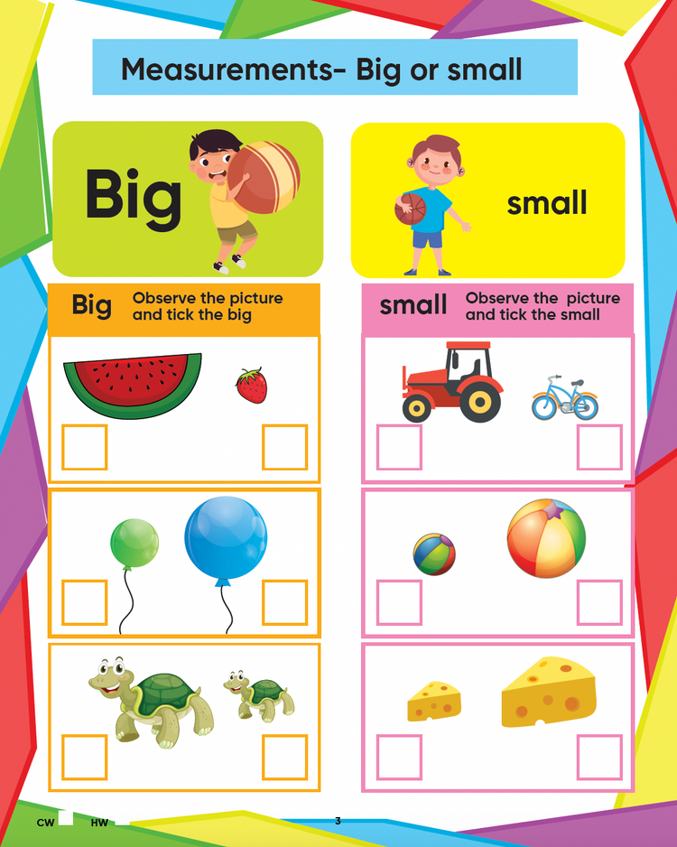 Edsmart Tiny Maths- Junior KG Maths Book - Kids Activity 4+ Years / CBSE LKG Maths books for kids / Kindergarten Maths Activity Text Books / Picture books / Teaches Numbers, Addition & Subtraction