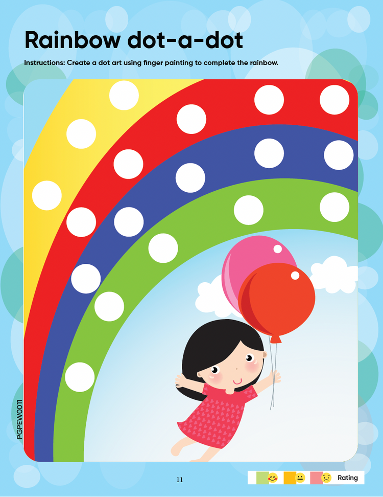 Edsmart Kids Activity Book for Kids 2 to 4 years old | Activities on My World and Colors like colouring book, pattern tracing, dot to dot