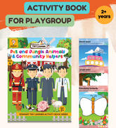 Edsmart Kids Activity Book for Kids 2 to 4 years old | Activities on Shapes, Fruits, Veggies and Seasons like colouring book, pattern tracing, dot to dot