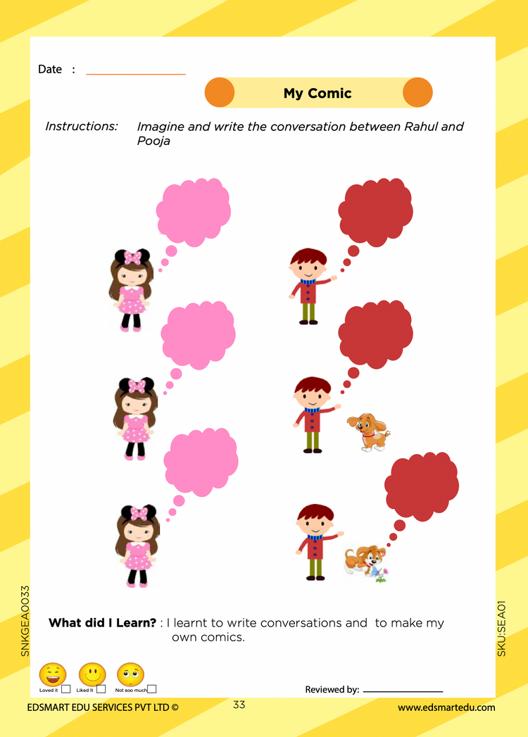 Senior KG English Activity and English Grammar Book, CBSE UKG English Grammar book
