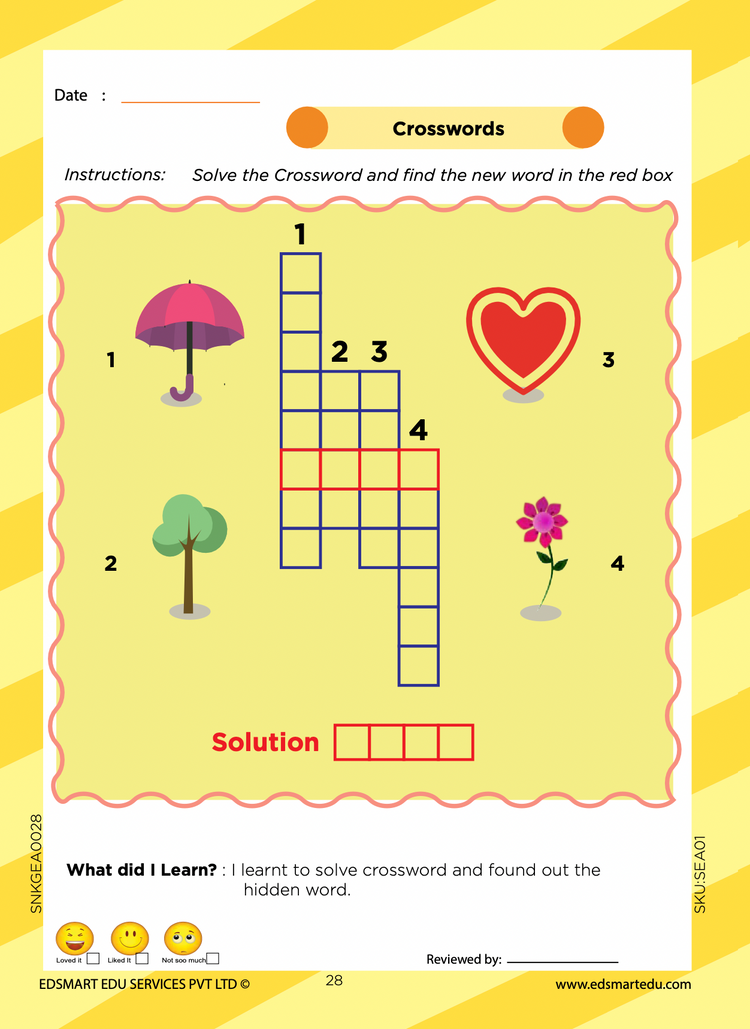 Senior KG English Activity and English Grammar Book, CBSE UKG English Grammar book