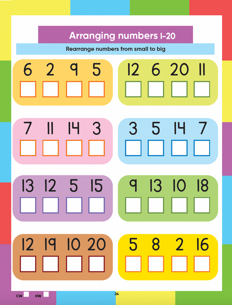 Edsmart Tiny Maths- Senior KG Maths Book - Kids Activity 5+ Years / CBSE UKG Maths books for kids / Kindergarten Maths Activity Text Books / Picture books / Teaches Numbers, Addition & Subtraction