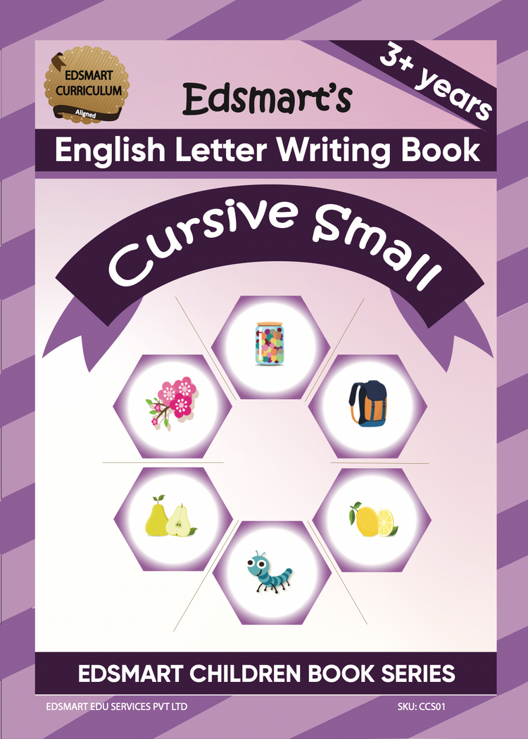 Senior KG English Book set ( UKG Activity Book, English Phonics Level 3, Cursive Small Letter Writing) | Teaches English reading with Phonics, English Language & Cursive Handwriting