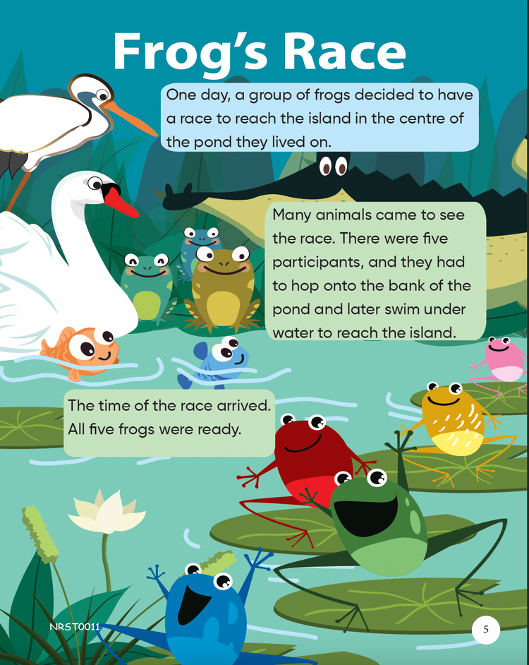 Edsmart Children Story Book 5 for 2-6 years old, 20 kids stories on nature, friendship, Panchatantra stories , Tenali rama and more