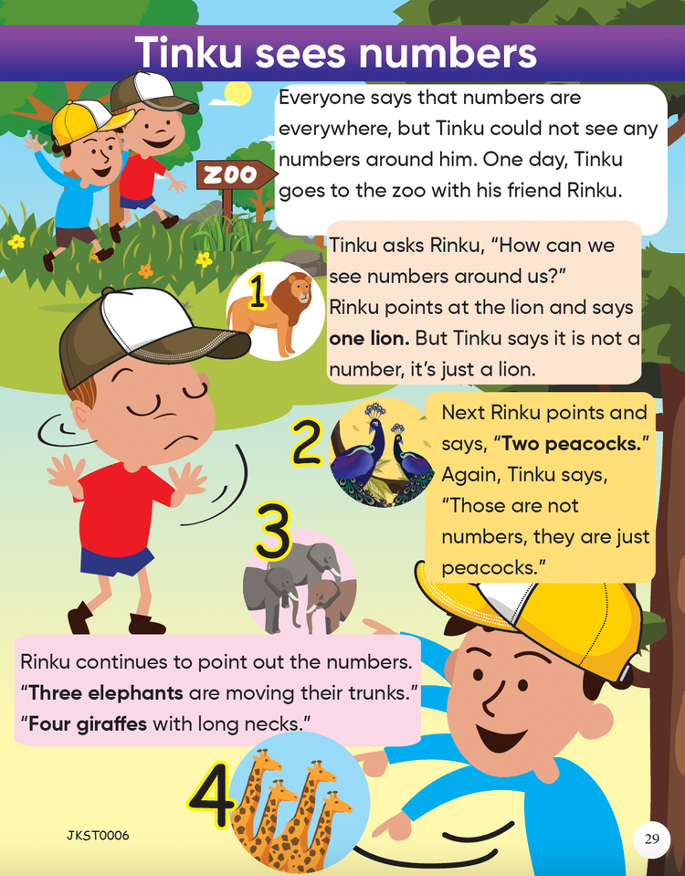 Edsmart Children Story Book 5 for 2-6 years old, 20 kids stories on nature, friendship, Panchatantra stories , Tenali rama and more