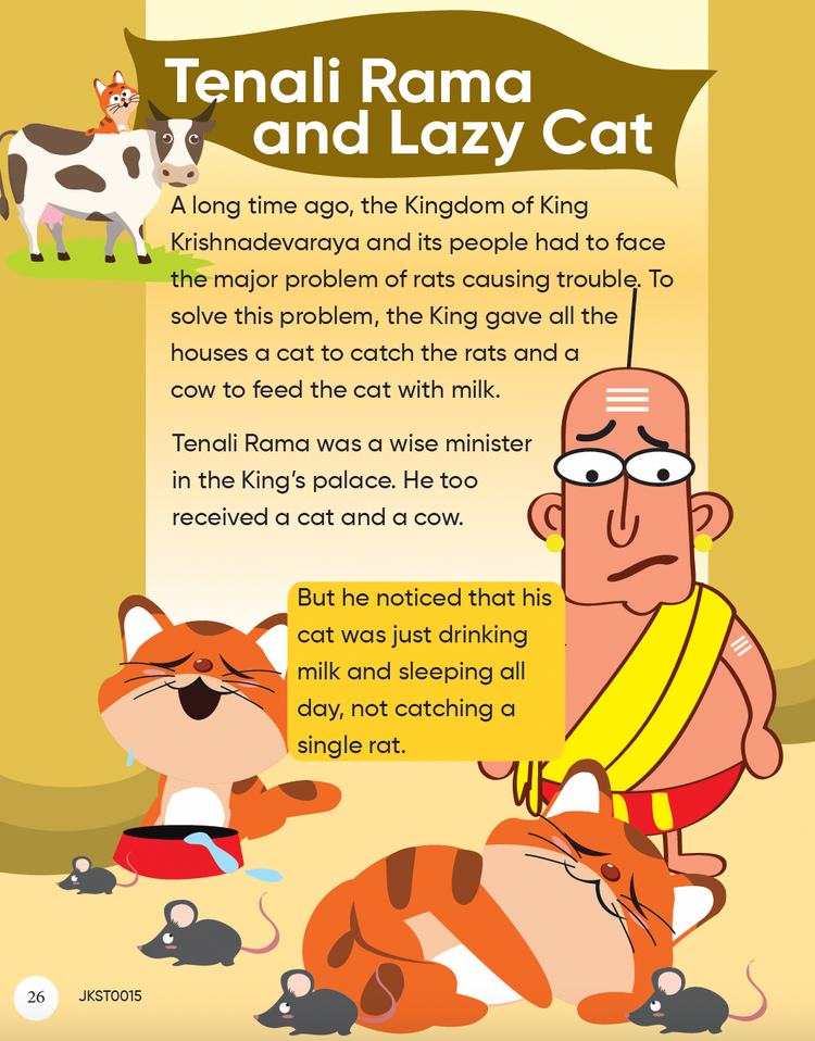 Edsmart Children Story Book 5 for 2-6 years old, 20 kids stories on nature, friendship, Panchatantra stories , Tenali rama and more