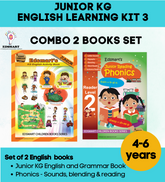 Junior KG English Grammar and Reading Combo Book set