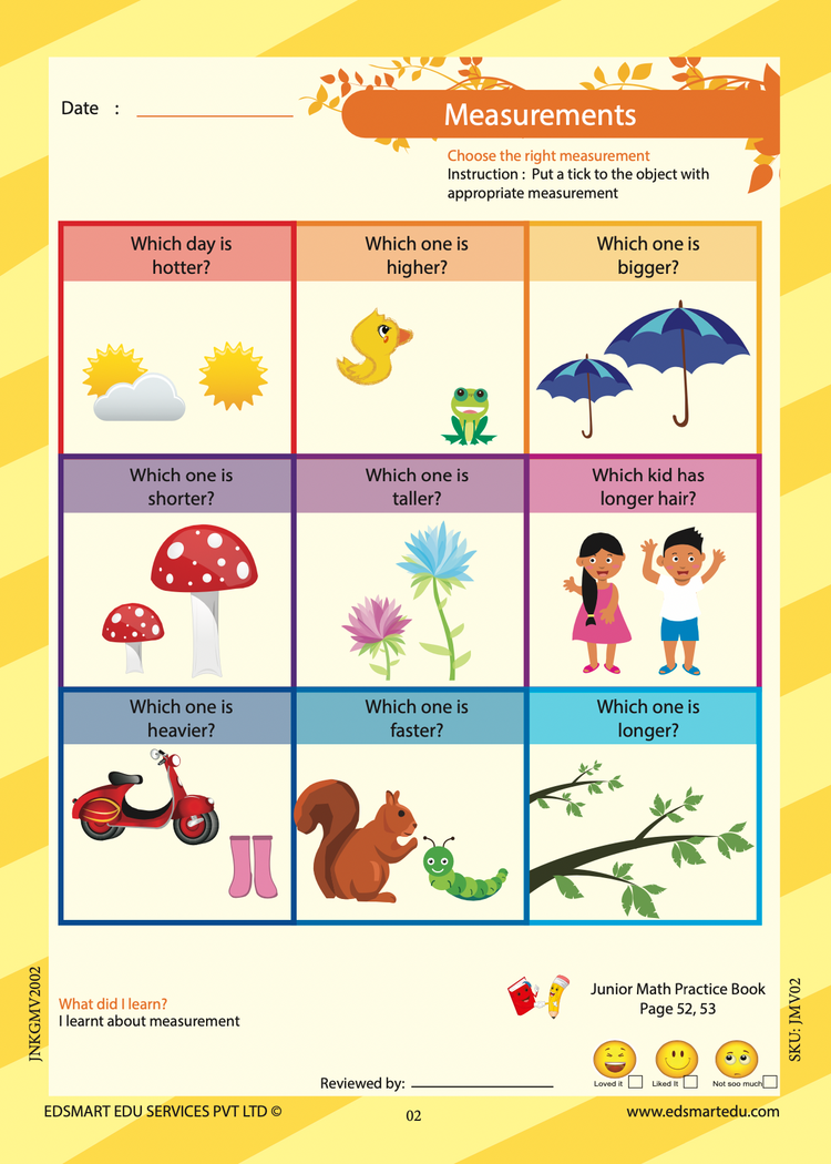 Junior KG Maths Book Vol 2 - Kids Activity 4+ Years / CBSE LKG Maths books for kids / Kindergarten Maths Activity Text Books