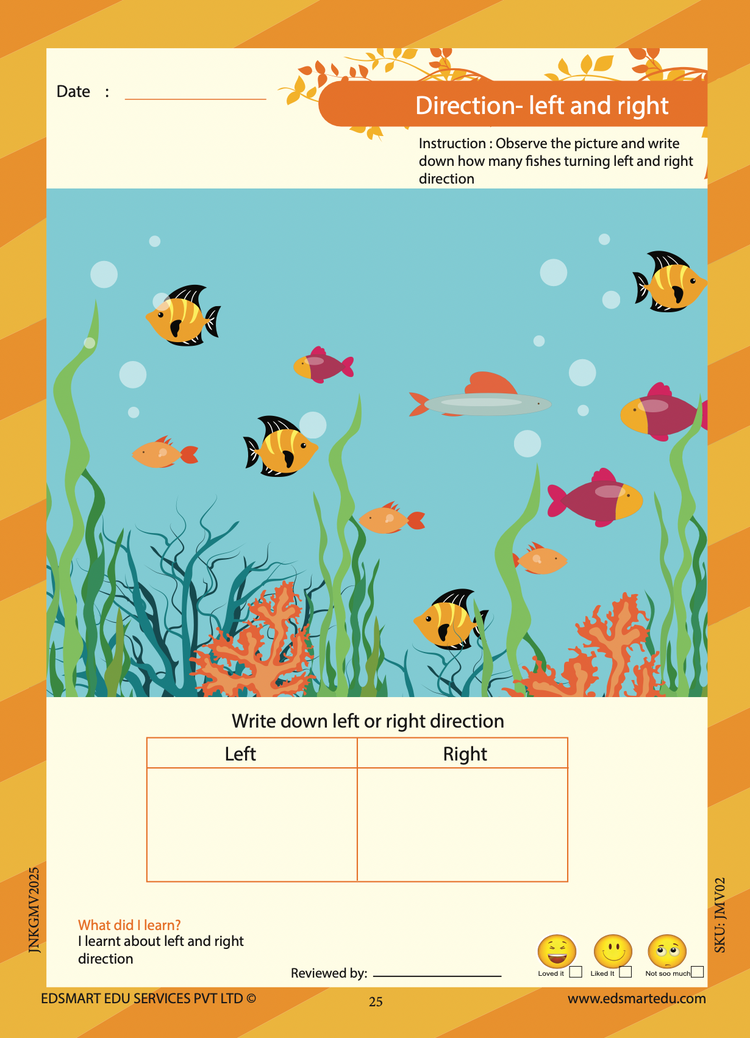 Junior KG Maths Book Vol 2 - Kids Activity 4+ Years / CBSE LKG Maths books for kids / Kindergarten Maths Activity Text Books