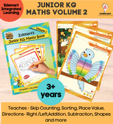 Junior KG Maths Book Vol 2 - Kids Activity 4+ Years / CBSE LKG Maths books for kids / Kindergarten Maths Activity Text Books
