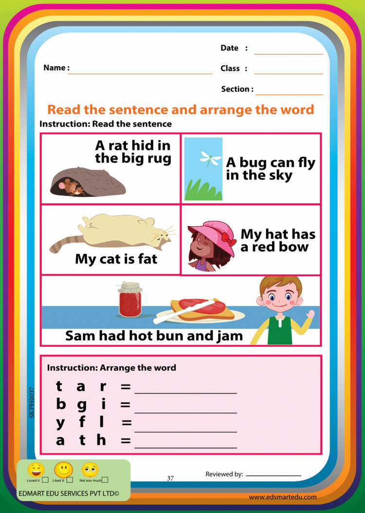 English Phonics "book and game", phonics reader , Letter sounds , phonics activity book , Phonics books 3 years, Phonics worksheets