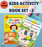 Nursery activity books BEST for 3-4 years old kids| Theme shapes, eatables, pet and jungle animals, community helpers