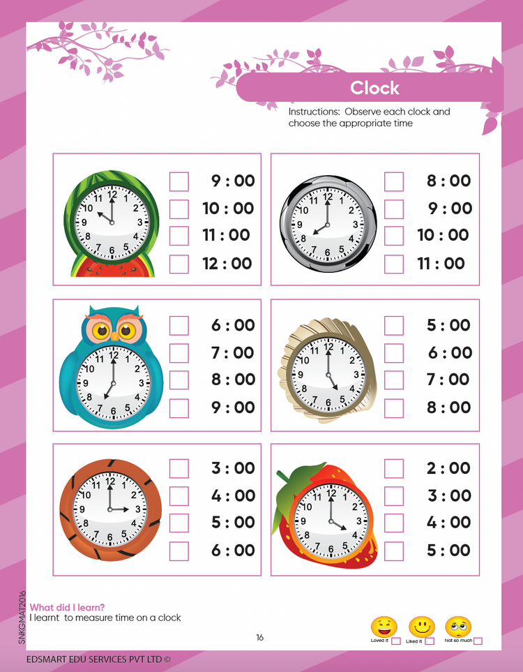 Senior KG Maths book - UKG Maths Workbook for 4+ Years CBSE / UKG Maths worksheets for kids CBSE / Kindergarten Maths Activity Text Books