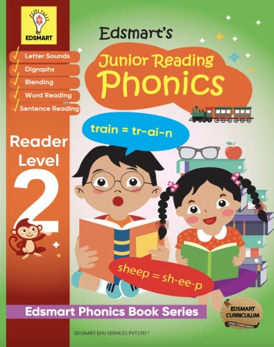 EDSMART Phonics Books Combo of 2 Books for kids | Phonics reader level 2 and 3 , phonics activity book worksheets, Phonics letter sounds, vowel letter sounds