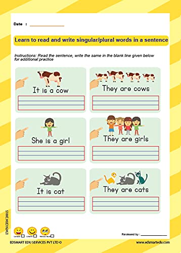 Complete Kg English Letter And English Word Writing Book Set | Non Cursive Writing 3 Book Combo | Handwriting Practice Book