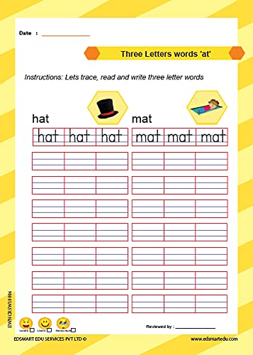 Complete Kg English Letter And English Word Writing Book Set | Non Cursive Writing 3 Book Combo | Handwriting Practice Book