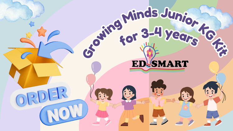 Edsmart Junior KG /LKG Growing Minds Kit[LITE]: Course Books, Workbooks and lot more
