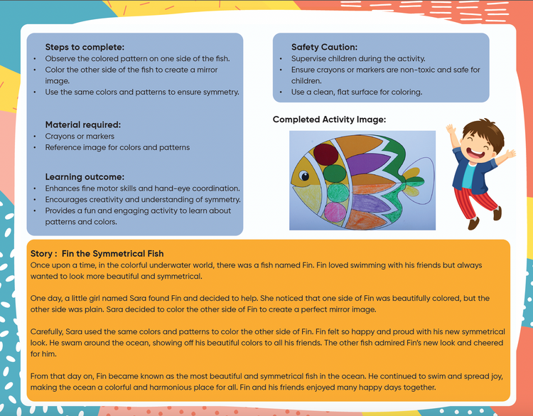 Edsmart Art and craft book for kids with Stories | NEP 2020 Art Integrated learning | BOOK 3