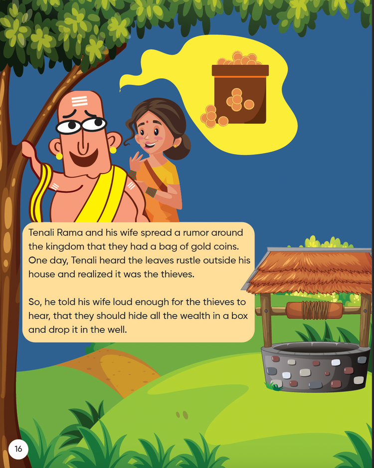 Edsmart Children Story Book 6 for 3-6 years old [32 pages], 10 kids stories with attractive pictures| kids stories on good deeds, golden words, nature, Panchatantra stories , Tenali rama and more