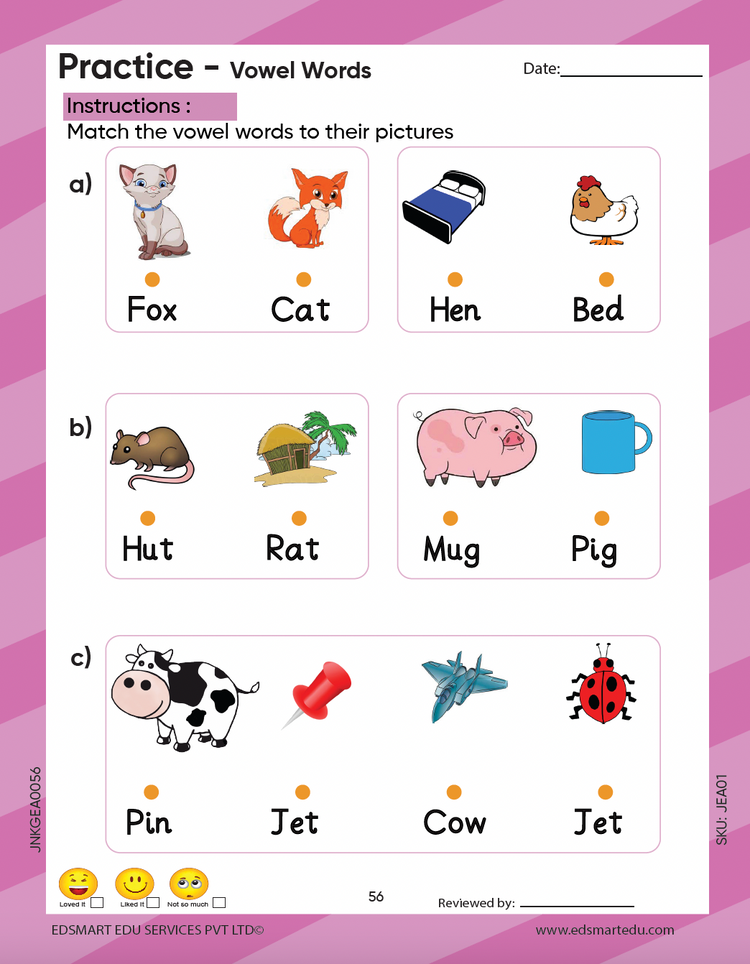 Junior KG English Activity and Grammar Book for 4 years old [64 pages ...