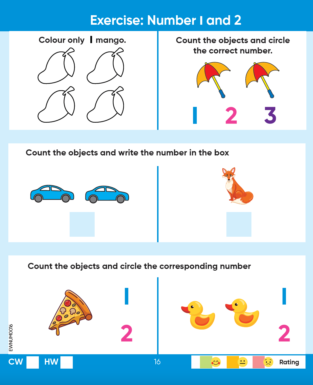 Edsmart Number Writing Book for Early Numeracy - Number writing 1-20 ...