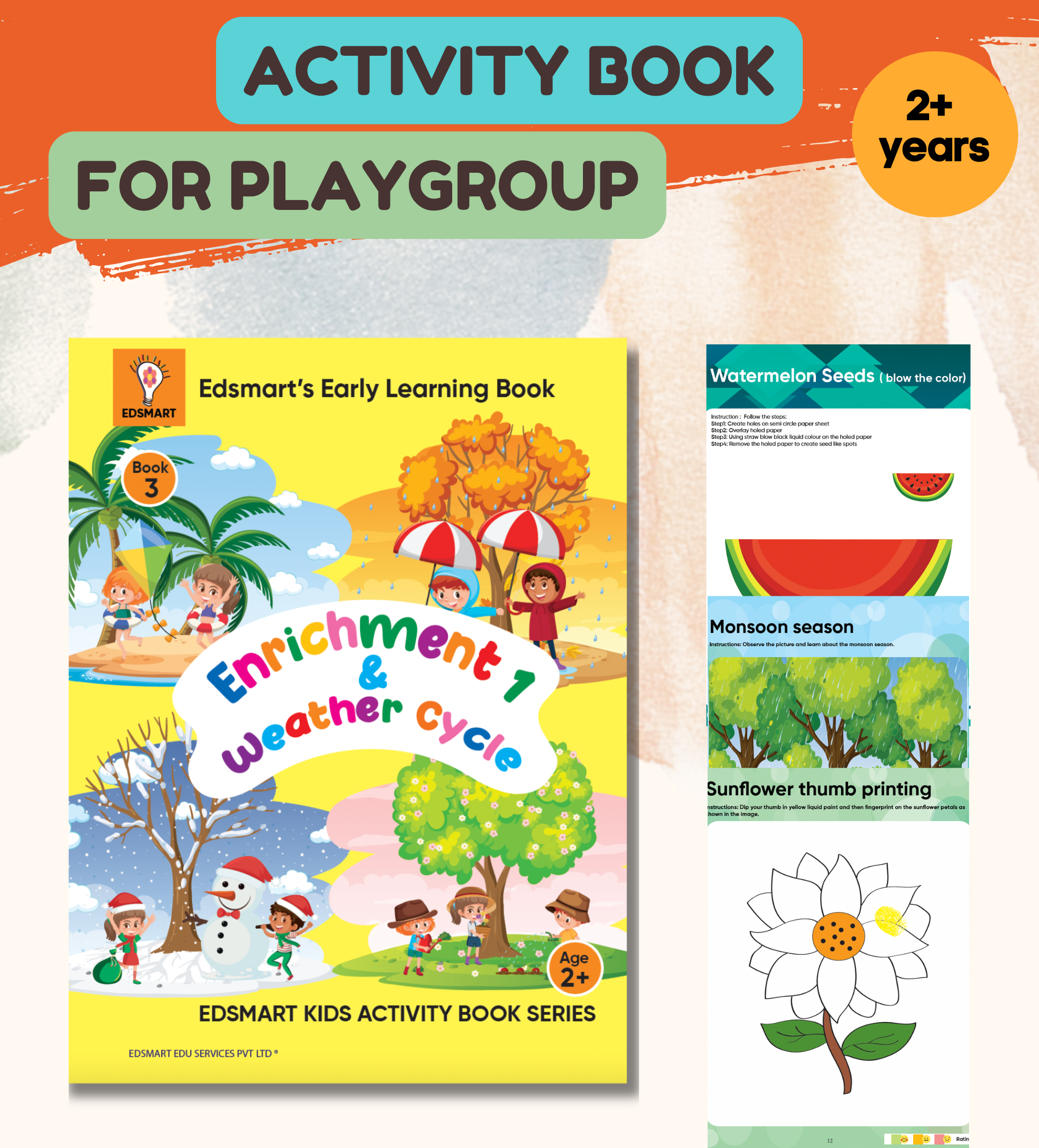 Edsmart Kids Activity Book for Kids 2 to 4 years old | Activities on ...