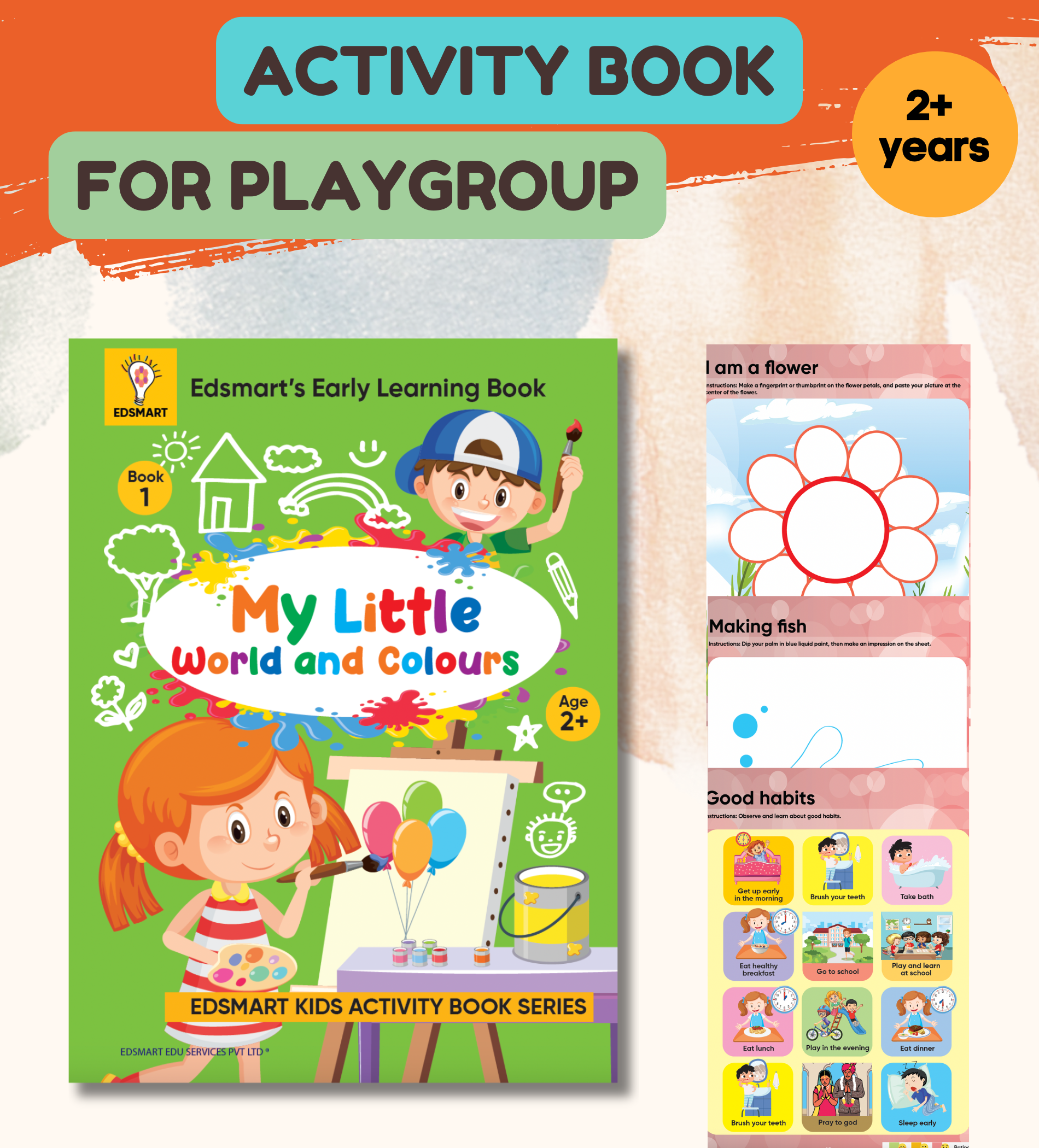 Edsmart Kids Activity Book for Kids 2 to 4 years old | Activities on My ...