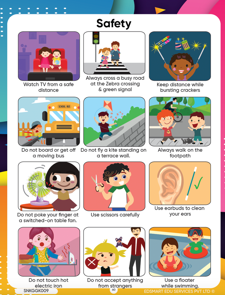 Senior KG Science and GK books for kids CBSE / UKG Science and GK Text Books / Science Picture books for kids [64 pages]/ Kindergarten GK Book covers 12 GK Concepts (with project instructions)