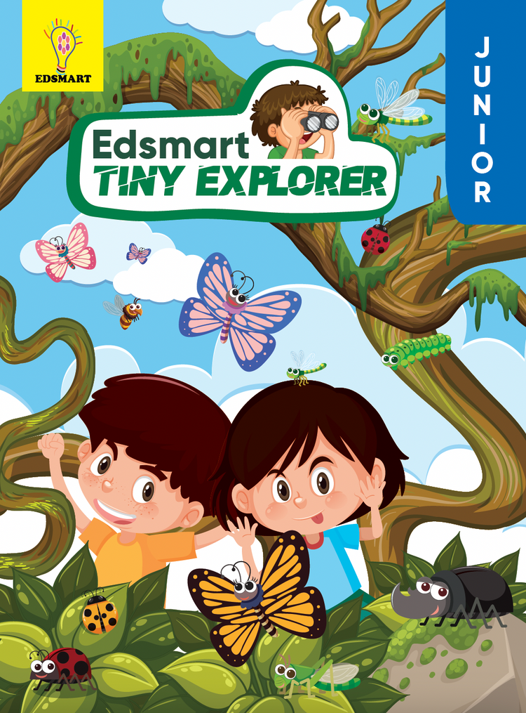 Junior KG EVS book for Kids - Edsmart Tiny Explorer | EVS book 4 + years | CBSE Science book for LKG