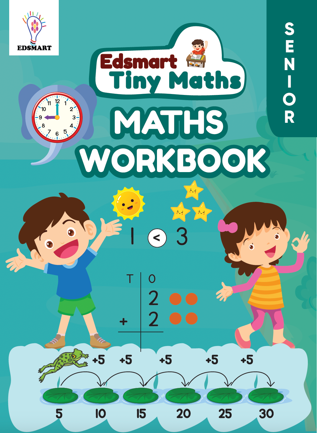 Smallest Math Text Book Edsmart Tiny Maths- Senior KG Maths Book - Kids Activity 5+ Years ...