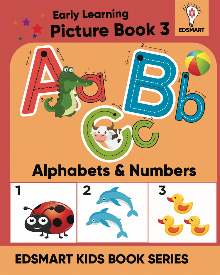 My First Picture Books for Kids - Alphabet ABC picture book and Numbers 123