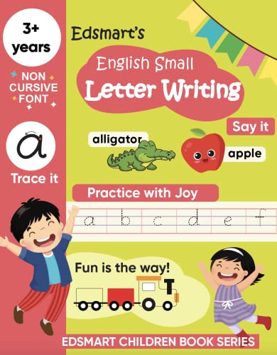 Edsmart English writing book small letters alphabets , 4 line kids writing - handwriting improvement books | alphabets writing books for kids