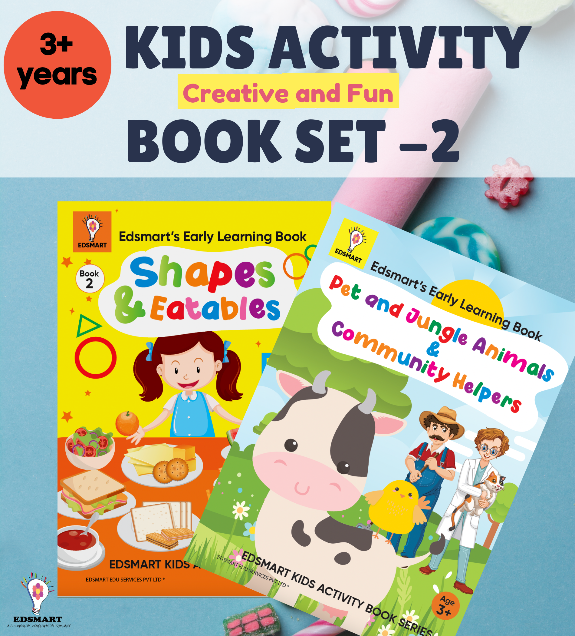 Nursery activity books BEST for 3-4 years old kids| Theme shapes