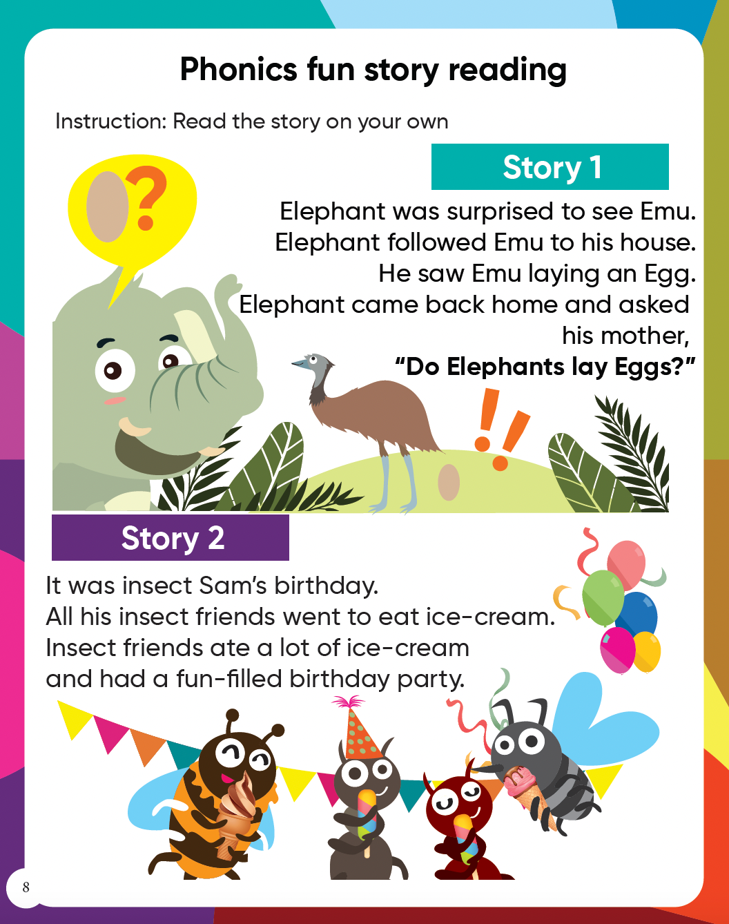 Edsmart Senior KG UKG Phonics Reading Book Level 3 including edsmart-senior-kg-ukg-phonics-reading-book-level-3-including